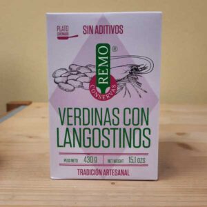 Verdinas Con Langostinos